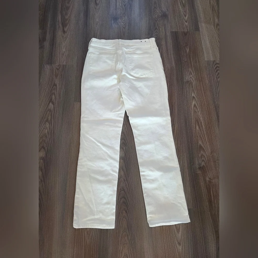 J. Crew Women's Cream Flare Jeans